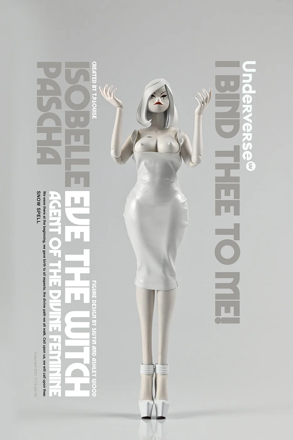 その他 ThreeA ISOBELLE PASCHA 1/6 Ashley Wood Floral Finger Isobelle Pascha by Ashley Wood (one sixth) toy